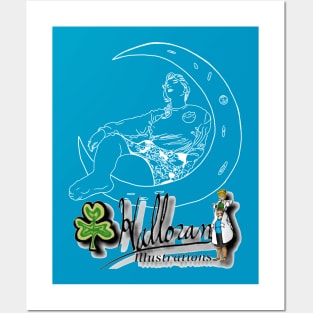 Halloran Illustrations Goddess Logo Posters and Art